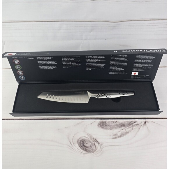 Curtis Stone 6" Japanese Steel Santoku Knife High Quality Made - Picture 1 of 10